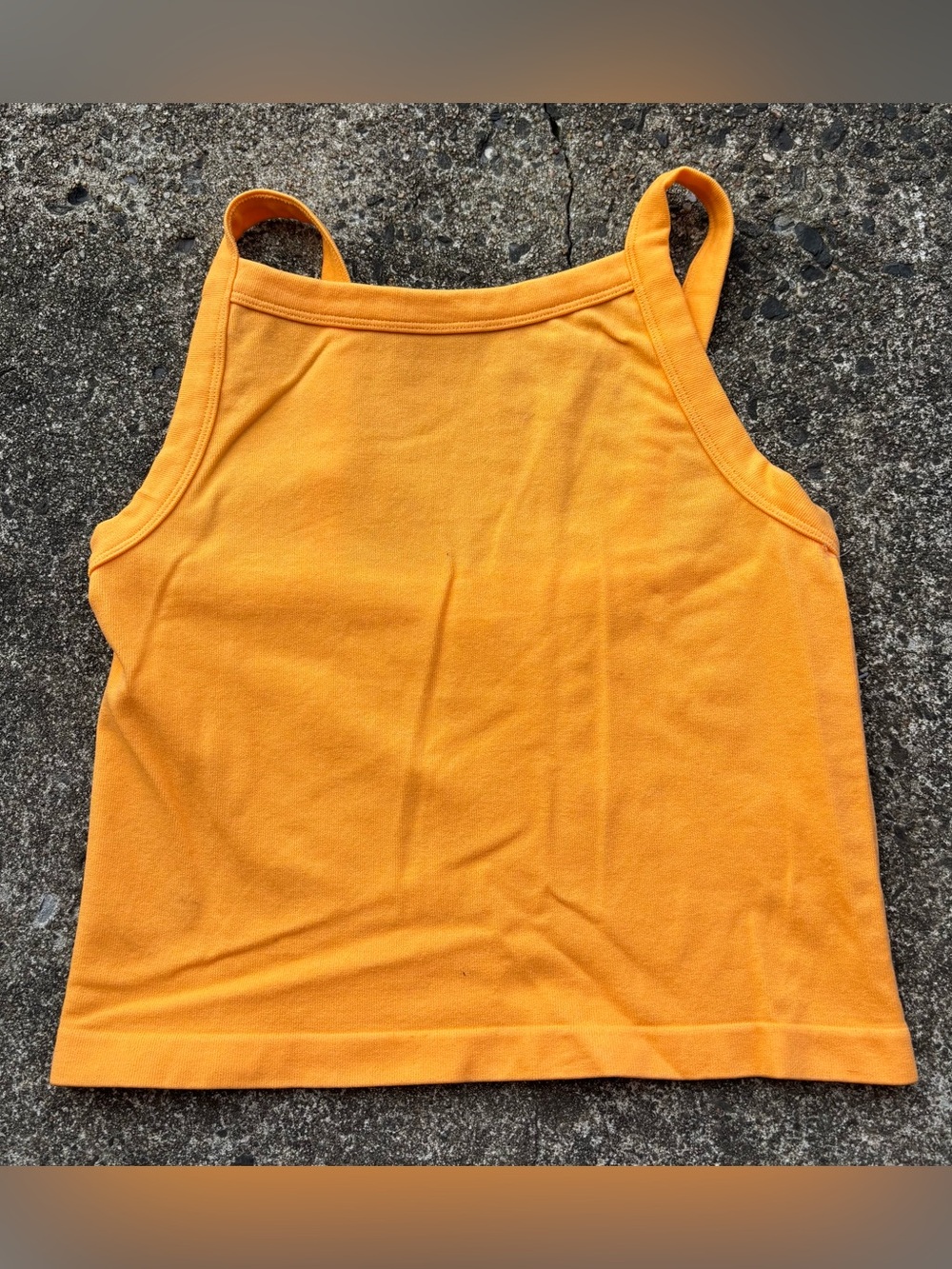 Women’s Sleeveless Tank Top in Mustard Yellow